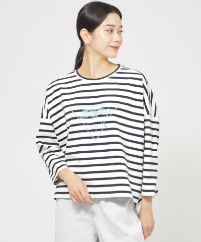 【ウォシャブル】イニシャルパンサープリントカットソー