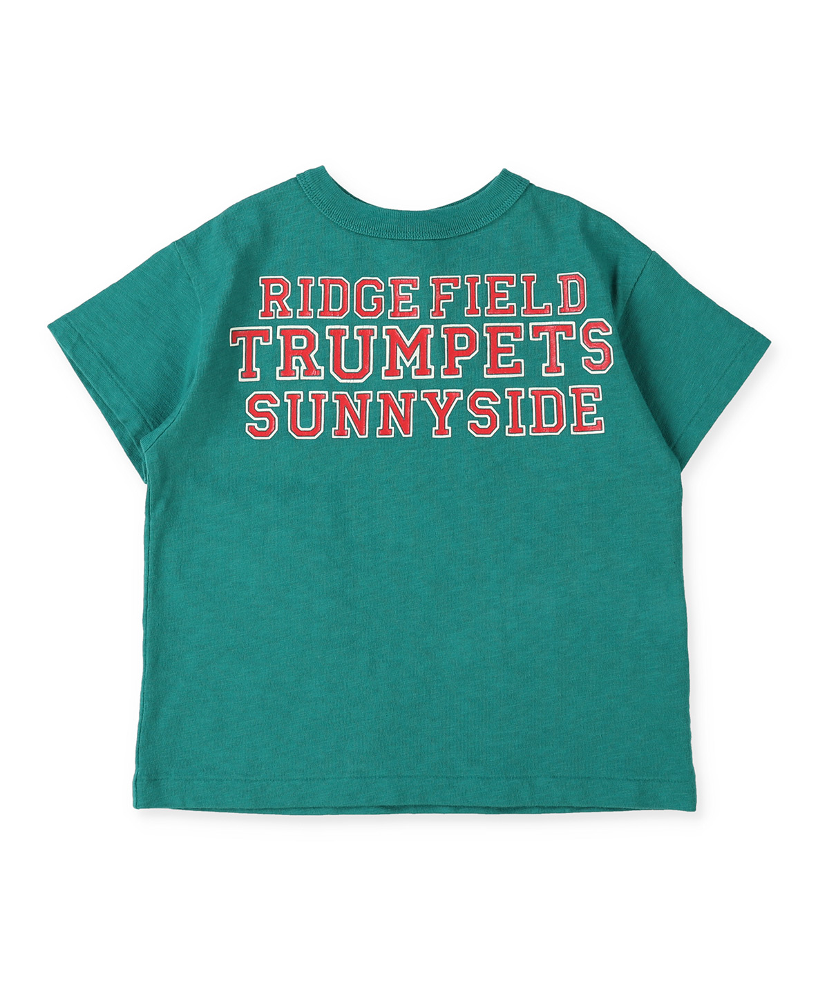 DENIMDUNGAREE デニムダンガリー DENIM DUNGAREE TRUMPETS Tee グリーン 130 DENIMDUNGAREE デニムダンガリー DENIM DUNGAREE TRUMPETS Tee グリーン 130