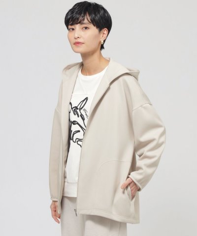 【シーズンレスに活躍！】【マシンウォッシャブル】ダンボールニットパーカー