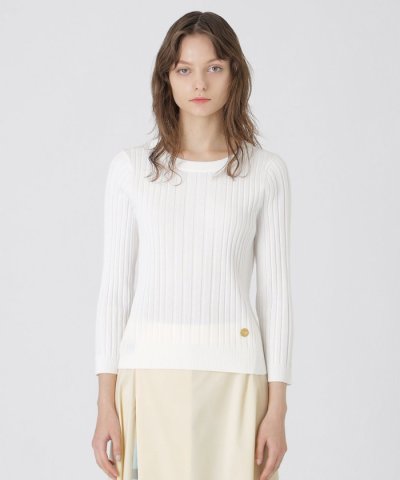 ランダムリブニットプルオーバー