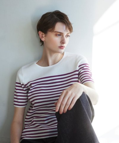 【ウォッシャブル】ペーパーミラノ　プルオーバー