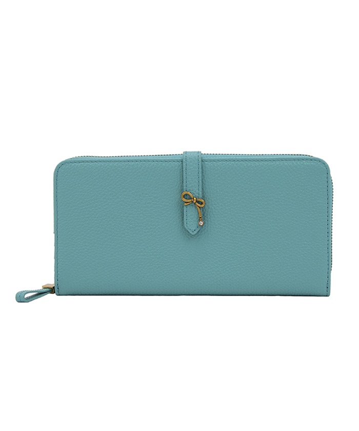 LANVINenBleu(バッグ) リュバン ラウンド長財布 ブルー F LANVINenBleu(バッグ) リュバン ラウンド長財布 ブルー F