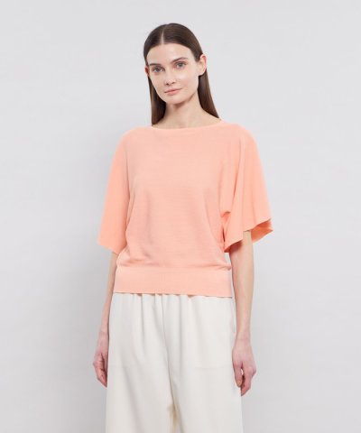 フレアスリーブニットプルオーバー