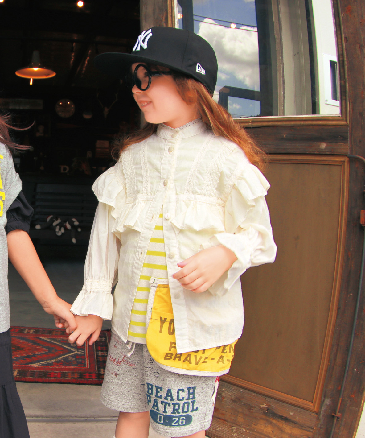 DENIMDUNGAREE デニムダンガリー DENIM DUNGAREE Loan Lacy Blouse オフホワイト 1(Ladies-M)/M DENIMDUNGAREE デニムダンガリー DENIM DUNGAREE Loan Lacy Blouse オフホワイト 1(Ladies-M)/M