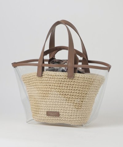 クリアPVC×ペーパートート