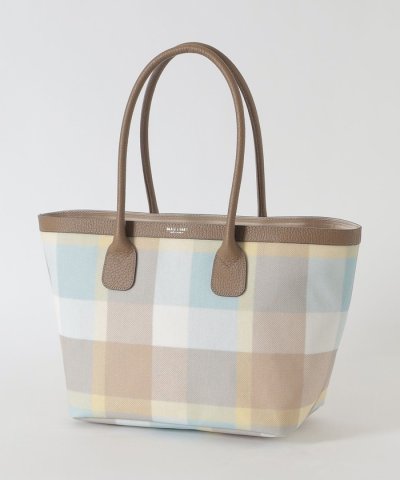クレストブリッジチェックPVCトート