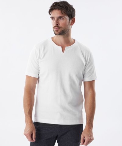 ブリスタージャカードキーネックカットソー