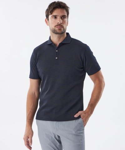 スプラッシュパターンポロシャツ