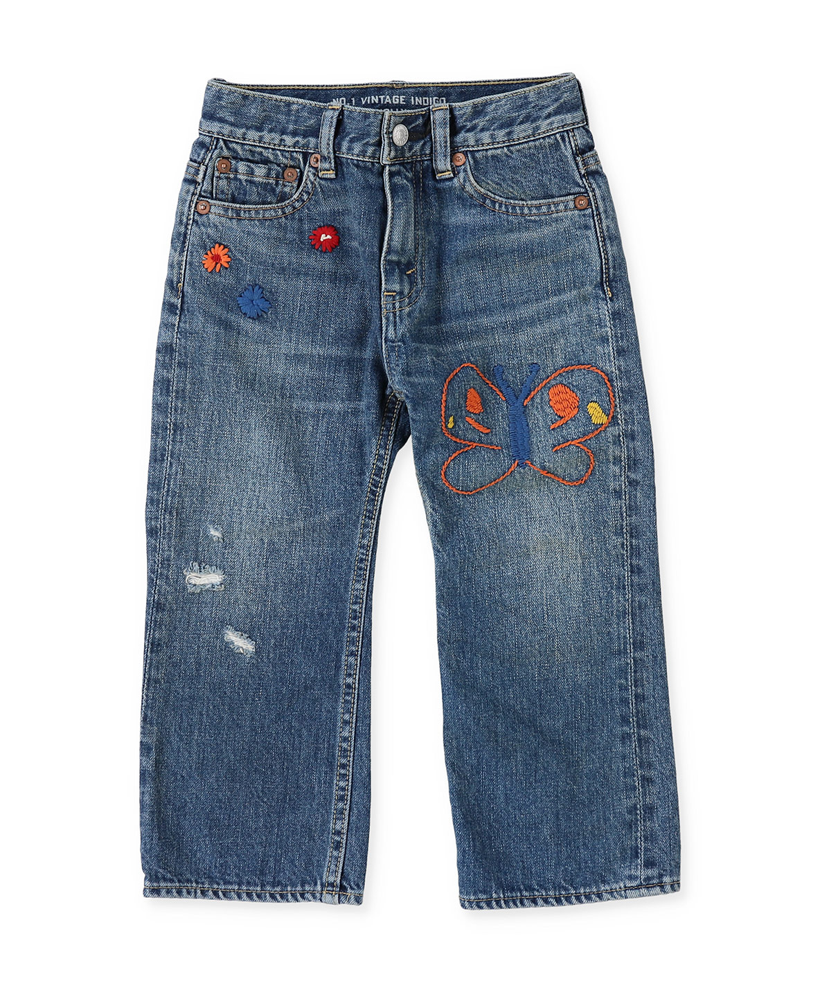 GOTOHOLLYWOOD ゴートゥーハリウッド GO TO HOLLYWOOD Denim Butterf ブルー 130 GOTOHOLLYWOOD ゴートゥーハリウッド GO TO HOLLYWOOD Denim Butterf ブルー 130