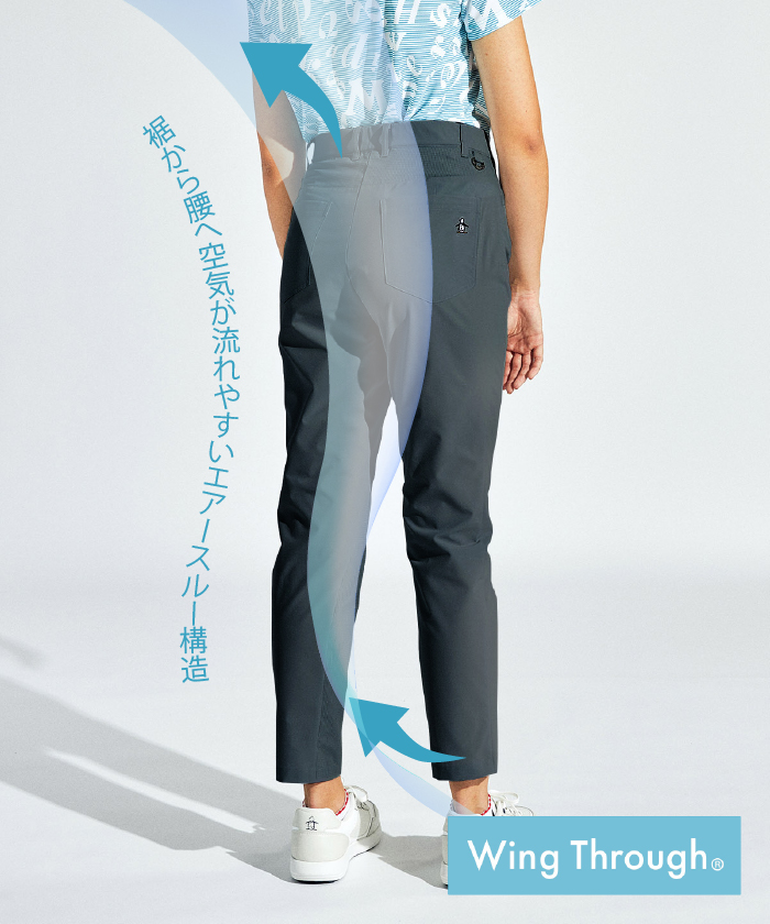 マンシングウェア Munsingwear セットアップ9分丈パンツ
