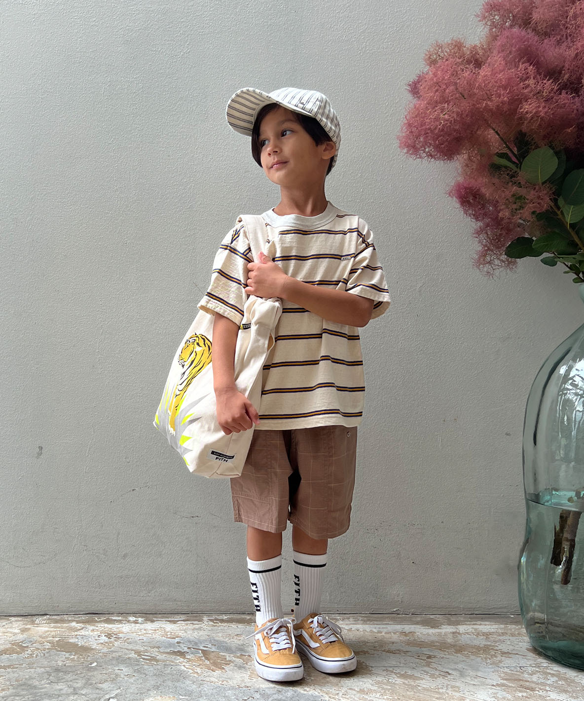 FITH フィス FITH Typewriter Cloth Pants ベージュ 130 FITH フィス FITH Typewriter Cloth Pants ベージュ 130