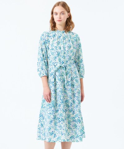 ブーケプリントワンピース