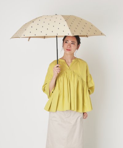 【WEB限定】折りたたみ傘 ツイルポロポニー 無地 ドット