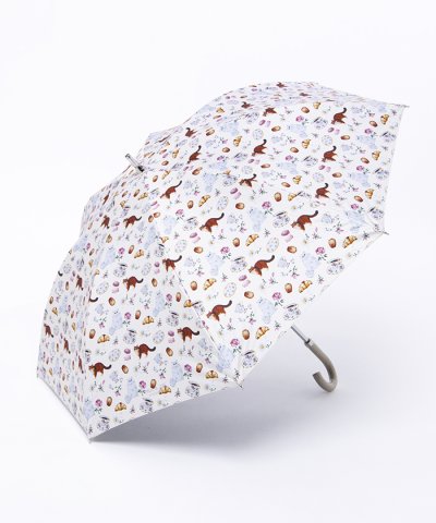 晴雨兼用日傘 長傘 Tea party 1級遮光/遮熱/UV/軽量