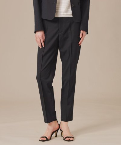 【婦人画報掲載】コットンリネンブレンドオックステーパードパンツ