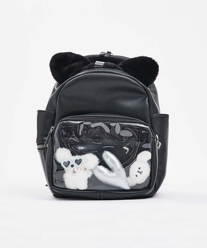 LOWELLThings オシゴトリュックミニ【推し活】 ブラック F LOWELLThings オシゴトリュックミニ【推し活】 ブラック F