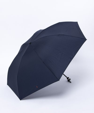 折りたたみ傘 ワンポイント ポロポニー ロゴ 無地 メンズ 雨傘 グラスファイバ