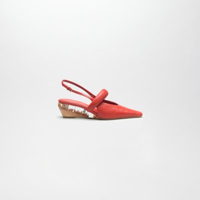 FLORA LEATHER MULES