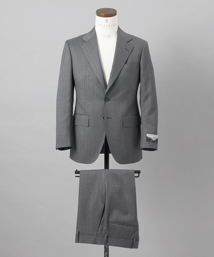 DORMEUIL】AMADEUS365 スーツ（グレーストライプ）(506027574)｜HANKYU