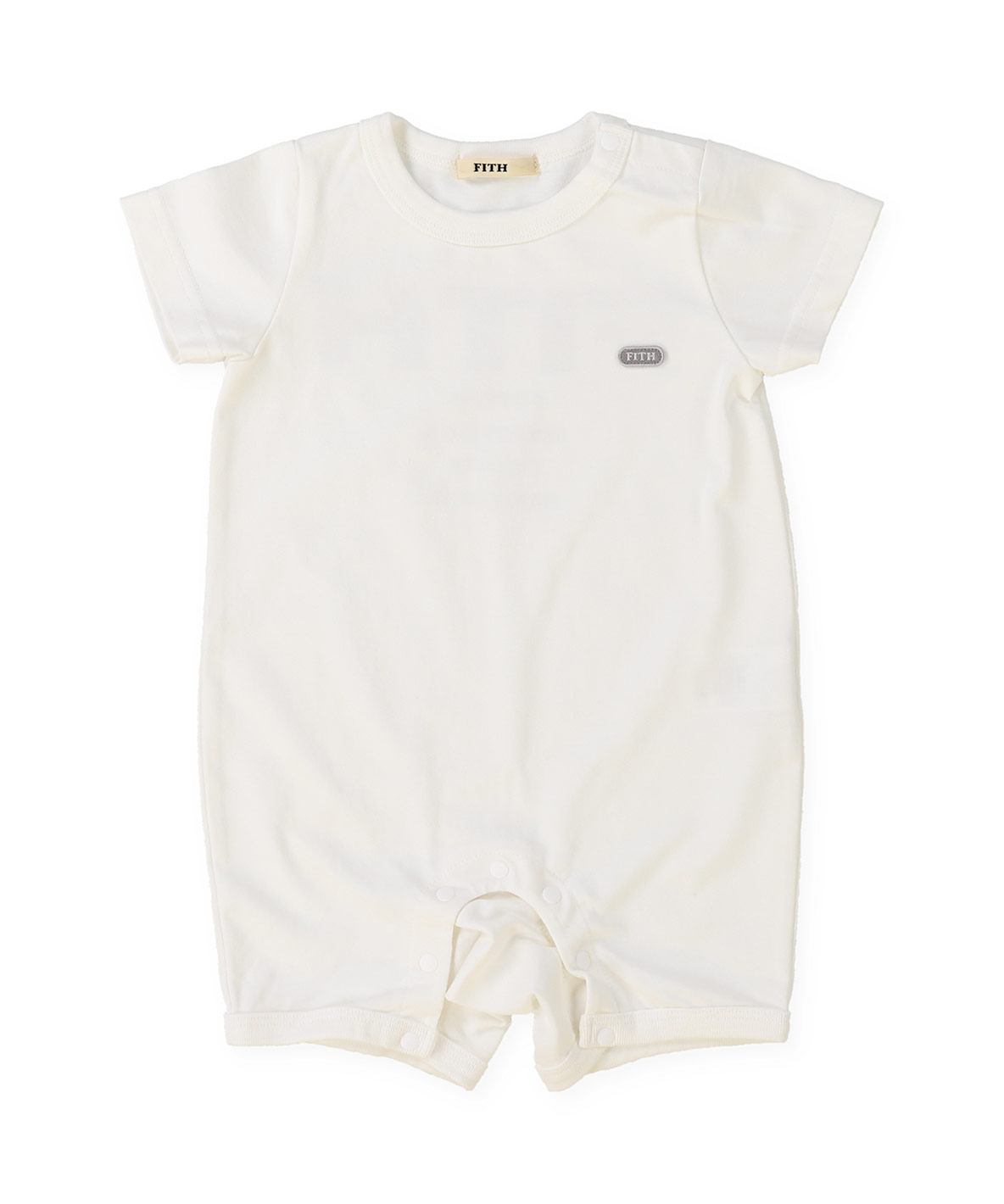 FITH フィス FITH Baby Smooth Cotton Jersey and B ホワイト BSS(70)/70cm FITH フィス FITH Baby Smooth Cotton Jersey and B ホワイト BSS(70)/70cm