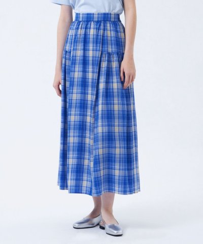 タータンチェックボリュームスカート