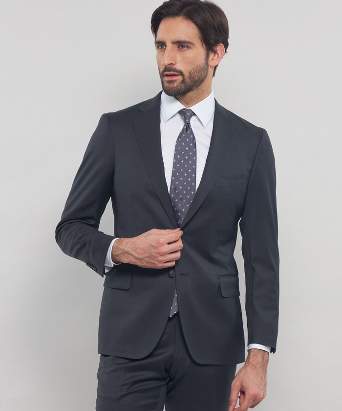 NEW BRIDGE】【LoroPiana Fabric】ピンドットスーツ(507797662