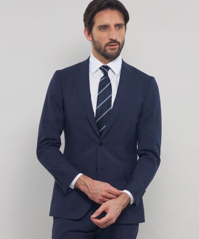 【NEW BRIDGE】Super110's ピンドットスーツ