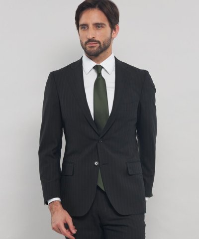 【NEW BRIDGE】Super110's コンビネーションストライプ