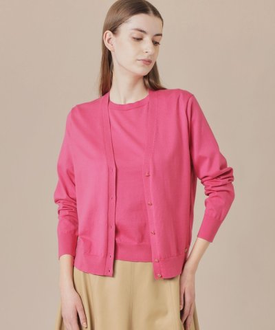 スビンコットンニットカーディガン