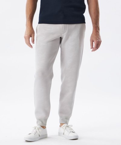 【セットアップ着用可】カモフラエンボスリブパンツ