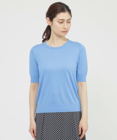 【WEB・一部店舗限定/ウォッシャブル】コットンシルク　プルオーバー