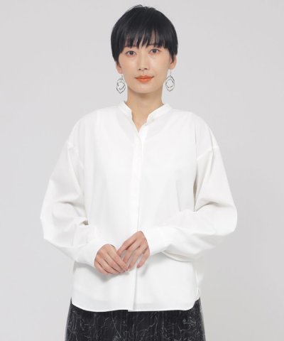 【ウォッシャブル】ソフトタイプライタープルオーバーブラウス