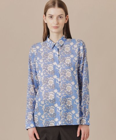 【婦人画報掲載】【BIBURY FLOWER】バイブリーフラワースパンボイルブラ