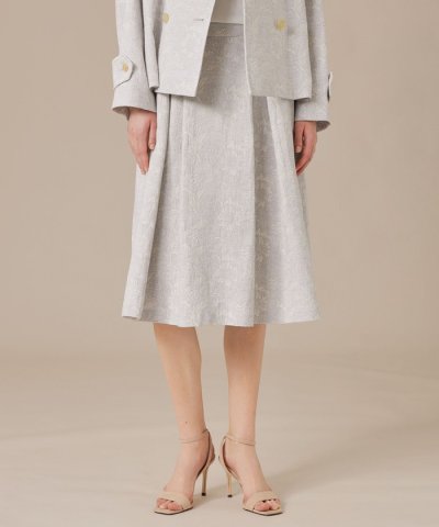 【婦人画報掲載】【BIBURY FLOWER】バイブリーフラワージャカードスカー