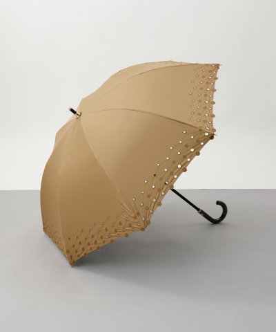 Beaurance （ビューランス） ボーラー刺繍柄 晴雨兼用ショート傘（1段ス
