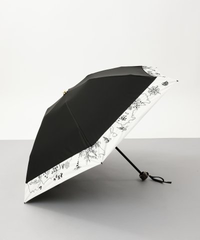 Beaurance （ビューランス）切継ぎ刺繍 晴雨兼用折り畳みミニ傘