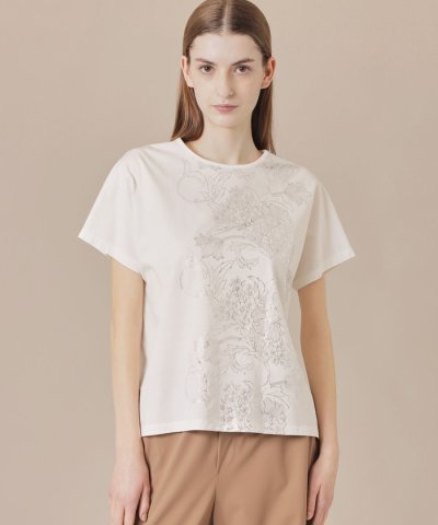 【BIBURY FLOWER】ラインバイブリーフラワーＴシャツ