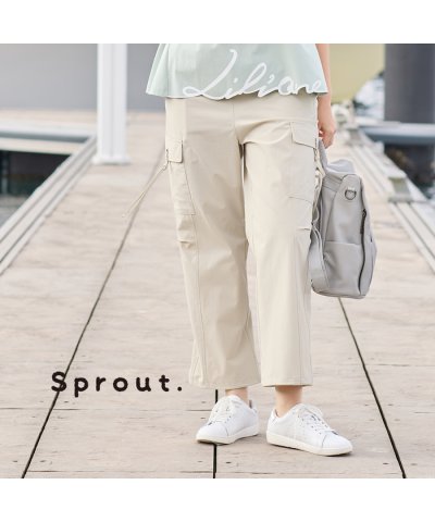 【Sprout.】はっ水　オールゴムカーゴパンツ