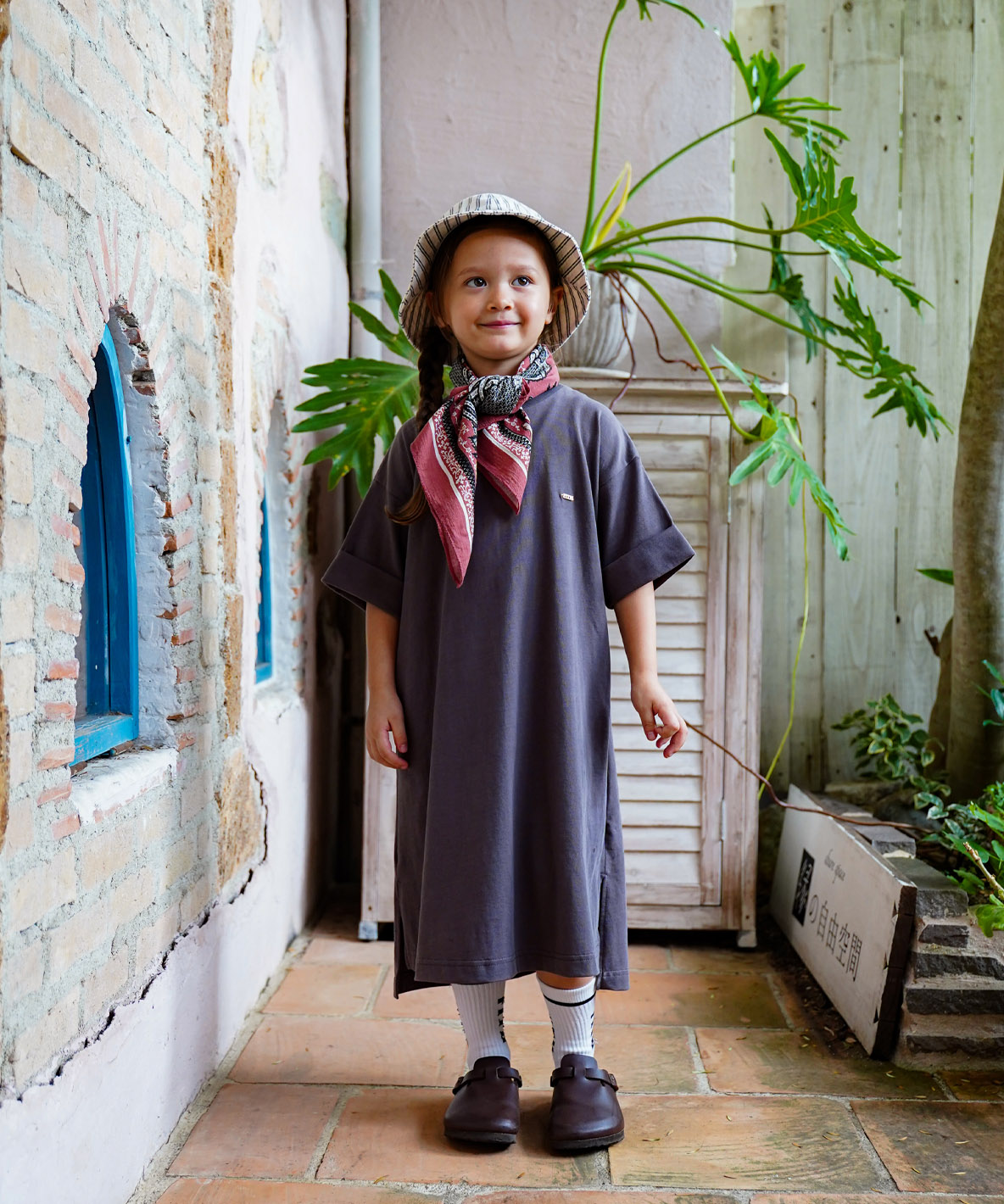 FITH フィス FITH Smooth Cotton Jersey and Back L グレー 140cm FITH フィス FITH Smooth Cotton Jersey and Back L グレー 140cm