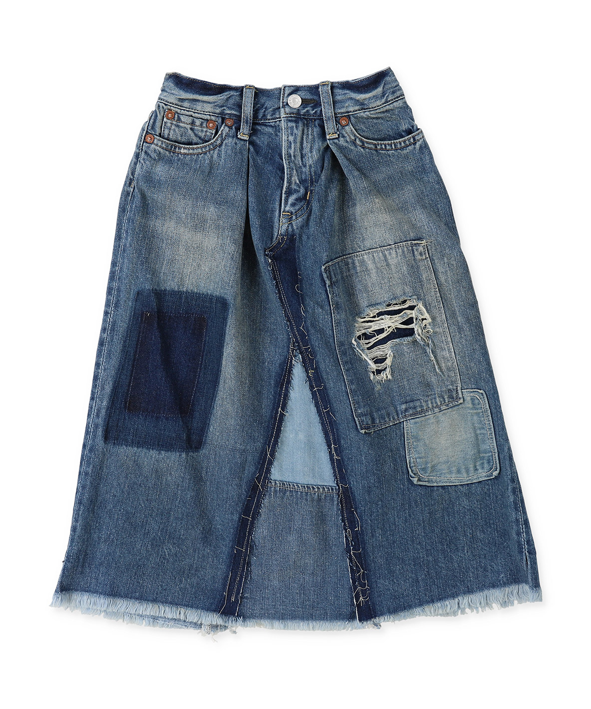 GOTOHOLLYWOOD ゴートゥーハリウッド GO TO HOLLYWOOD Denim Flare S ブルー 140cm GOTOHOLLYWOOD ゴートゥーハリウッド GO TO HOLLYWOOD Denim Flare S ブルー 140cm