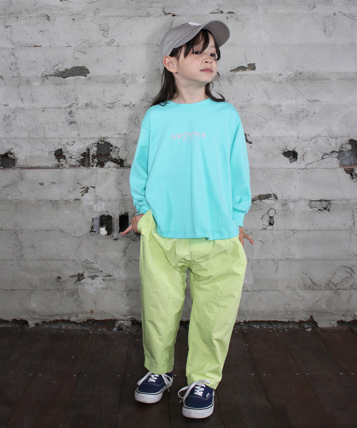 GROOVYCOLORS グルーヴィーカラーズ GROOVY COLORS CNT Volume Pant イエロー 120cm GROOVYCOLORS グルーヴィーカラーズ GROOVY COLORS CNT Volume Pant イエロー 120cm
