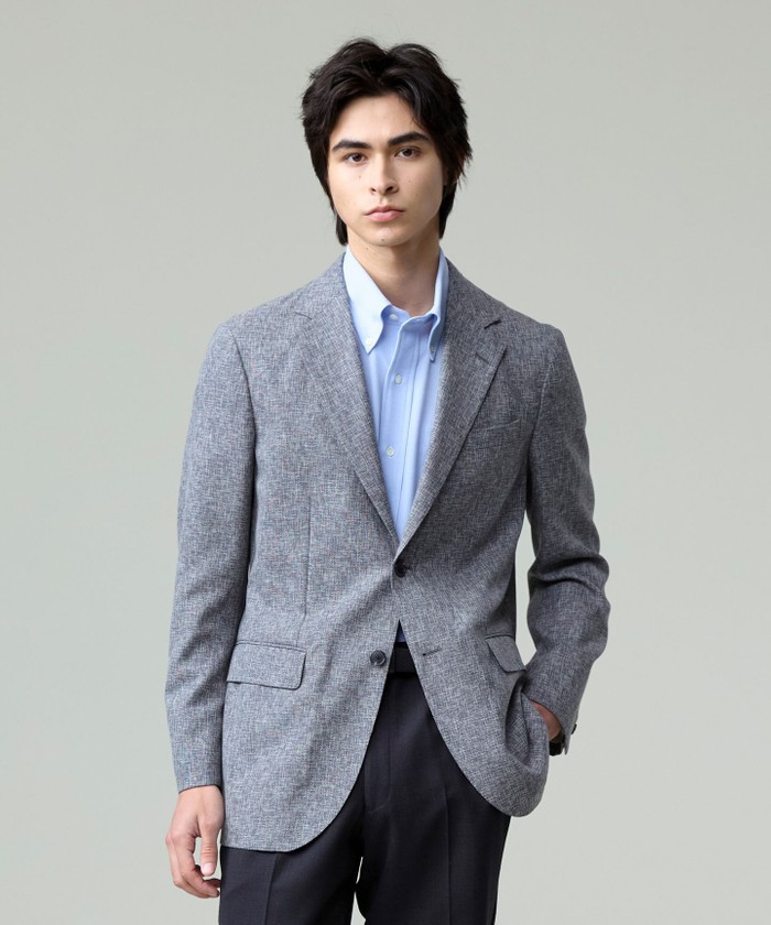 J press   グレンチェックジャケット　j⭐︎専用 セール】 【KANEMASA】 グレンチェック サッカージャージー コーチ