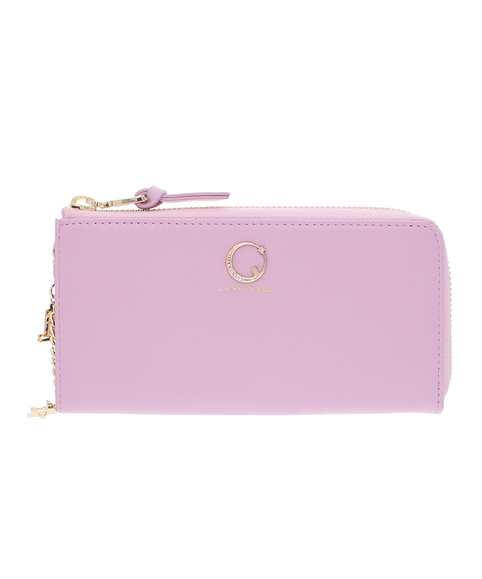 LANVINenBleu(バッグ) ルナ Lファスナー長財布 ピンク F LANVINenBleu(バッグ) ルナ Lファスナー長財布 ピンク F