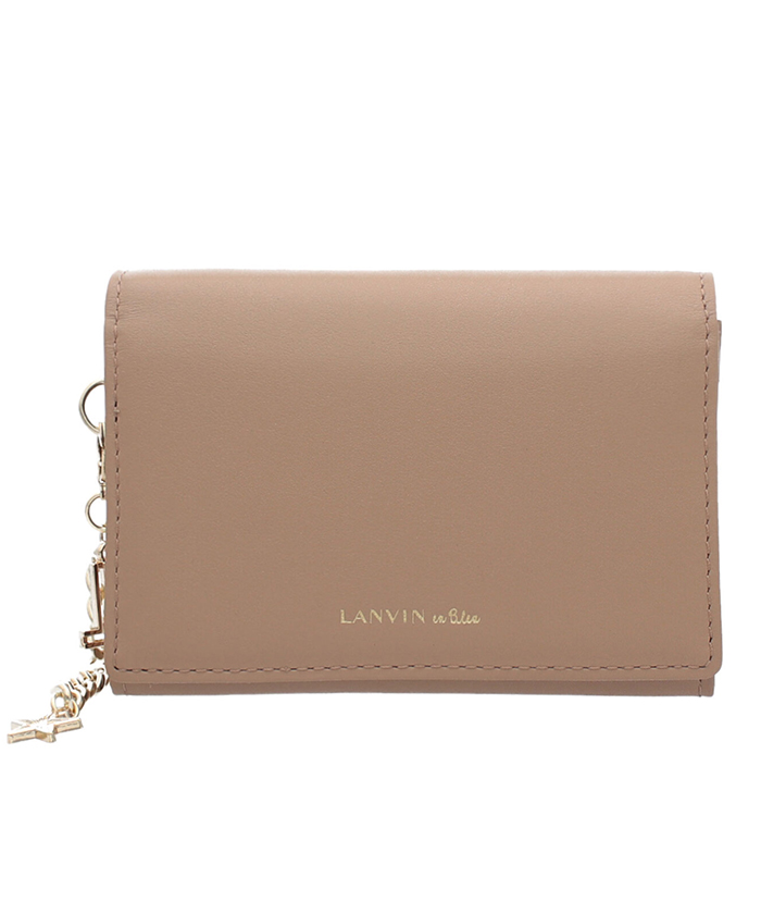 LANVINenBleu(バッグ) ルナ 名刺入れ ベージュ F LANVINenBleu(バッグ) ルナ 名刺入れ ベージュ F