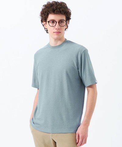 パイル調ドライミックス クルーネックプルオーバー