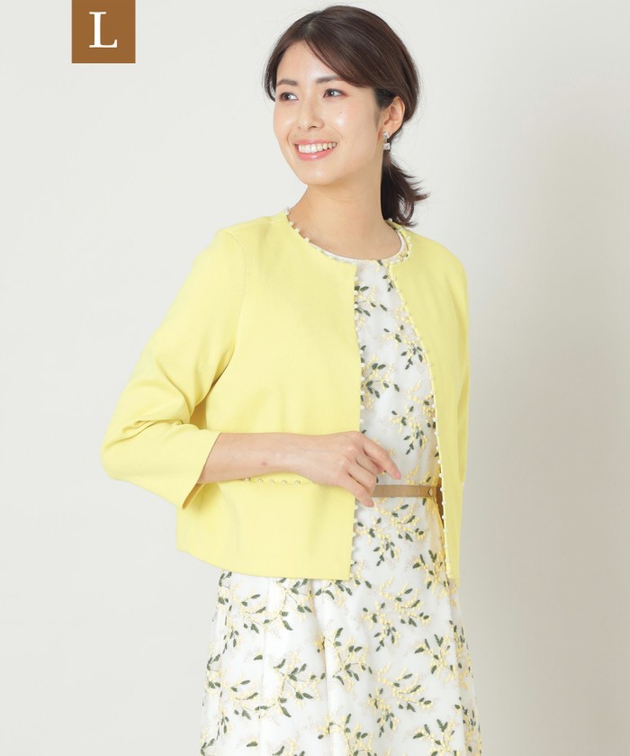 オレンジ系｜ブルゾン｜TO BE CHIC(Lサイズ)(トゥー ビー シック エル