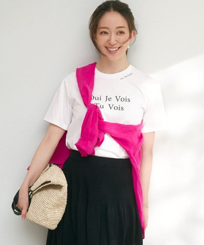 【洗える】カラーロゴ Tシャツ
