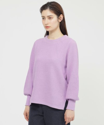 【ウォッシャブル】ブークレーツィード　プルオーバー