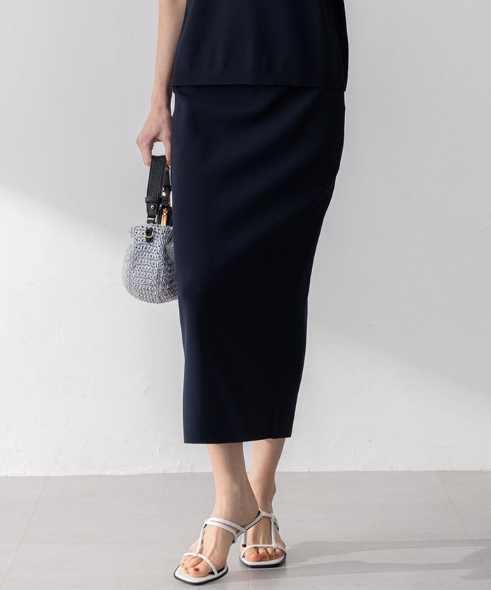 ブルー系｜Aラインスカート｜23区 (Lサイズ)(ニジュウサンク Lサイズ