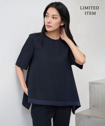 【WEB限定・UVケア・速乾・洗える】 FluidBackSatin  Tブラウ